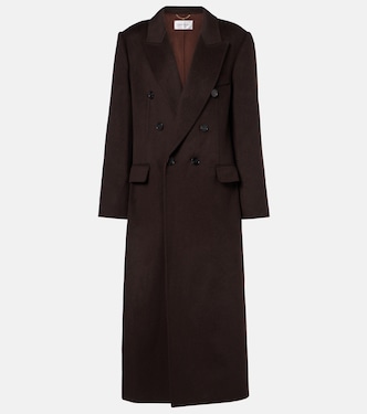 双排扣羊毛与羊绒大衣 | Victoria Beckham