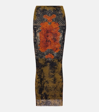 Médaillon印花网布修身裤装 | Jean Paul Gaultier